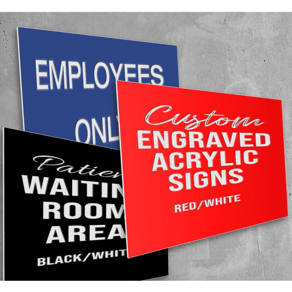 customised acrylic signages