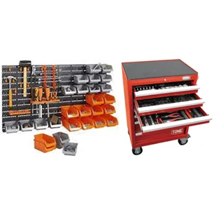 Pegboard tool cabinet